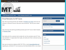 Tablet Screenshot of mtguns.com